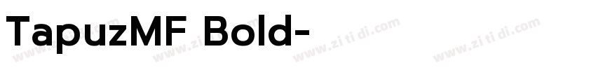 TapuzMF Bold字体转换